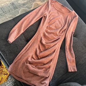 Fitted/Ruched Sparkly Cocktail Dress.